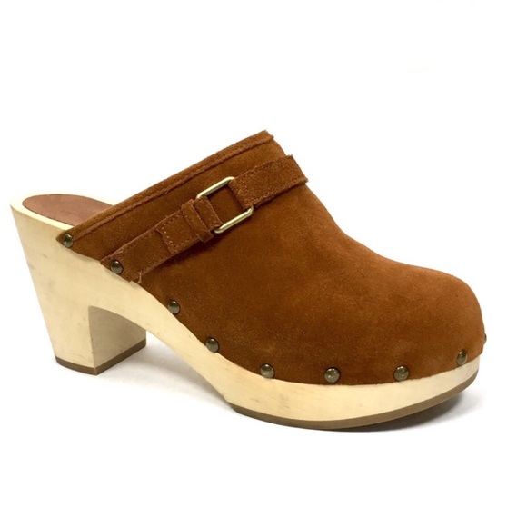 GAP Shoes - gap brown tan suede mule size 7.5